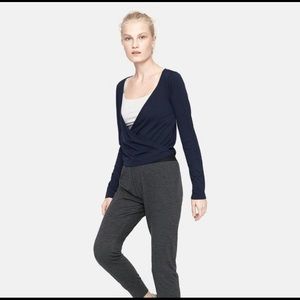 Outdoor Voices Merino Wool Ballet Wrap Top Long Sleeve Size Medium